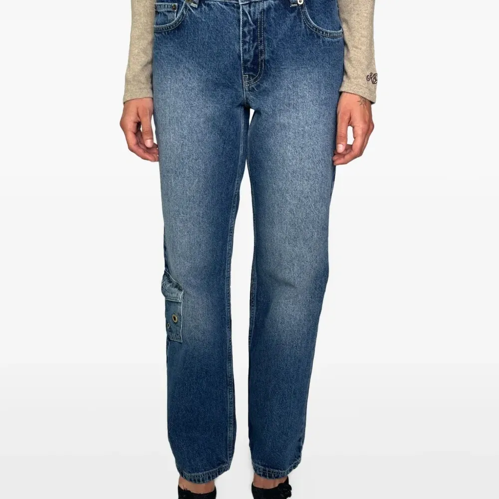 Джинсы Ally с накладными карманами