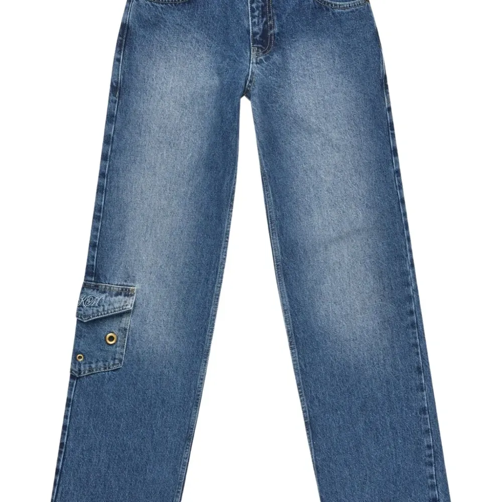 Джинсы Ally с накладными карманами