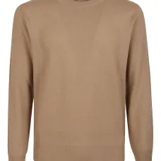 Кашемировый свитер с круглым вырезом