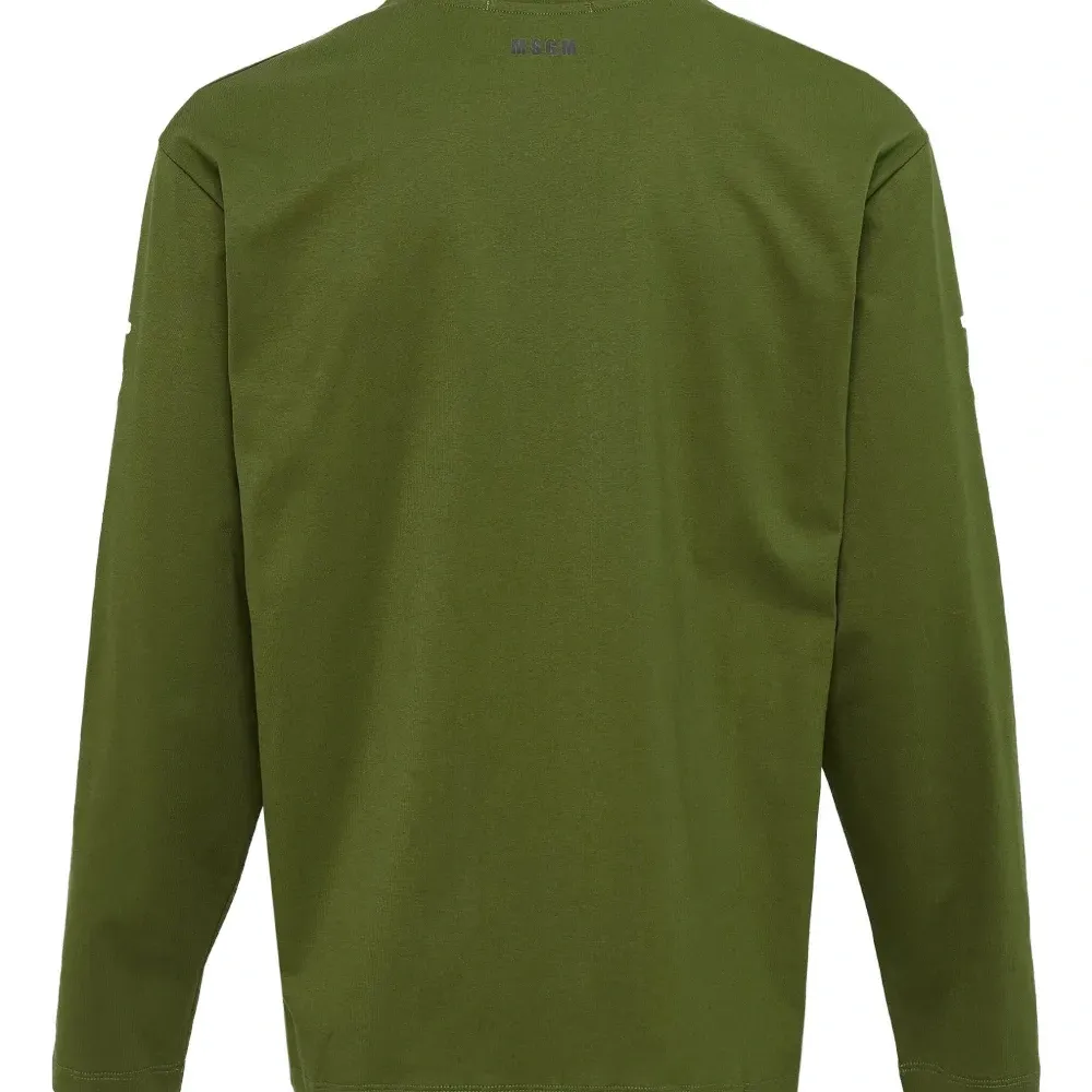 Хлопковая футболка с длинными рукавами и графическим принтом Хлопковая футболка с длинными рукавами и графическим принтом