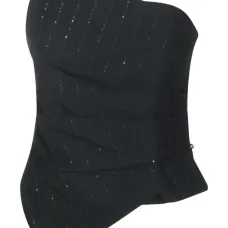 Полосатый топ с пайетками