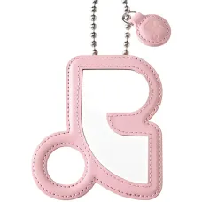 Брелок-держатель для карточек из зеркальной кожи