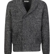 Шерстяной двубортный кардиган Шерстяной двубортный кардиган