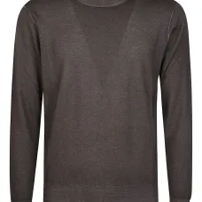 Шерстяной свитер с круглым вырезом