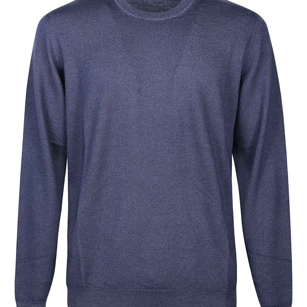 Шерстяной свитер с круглым вырезом