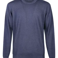 Шерстяной свитер с круглым вырезом