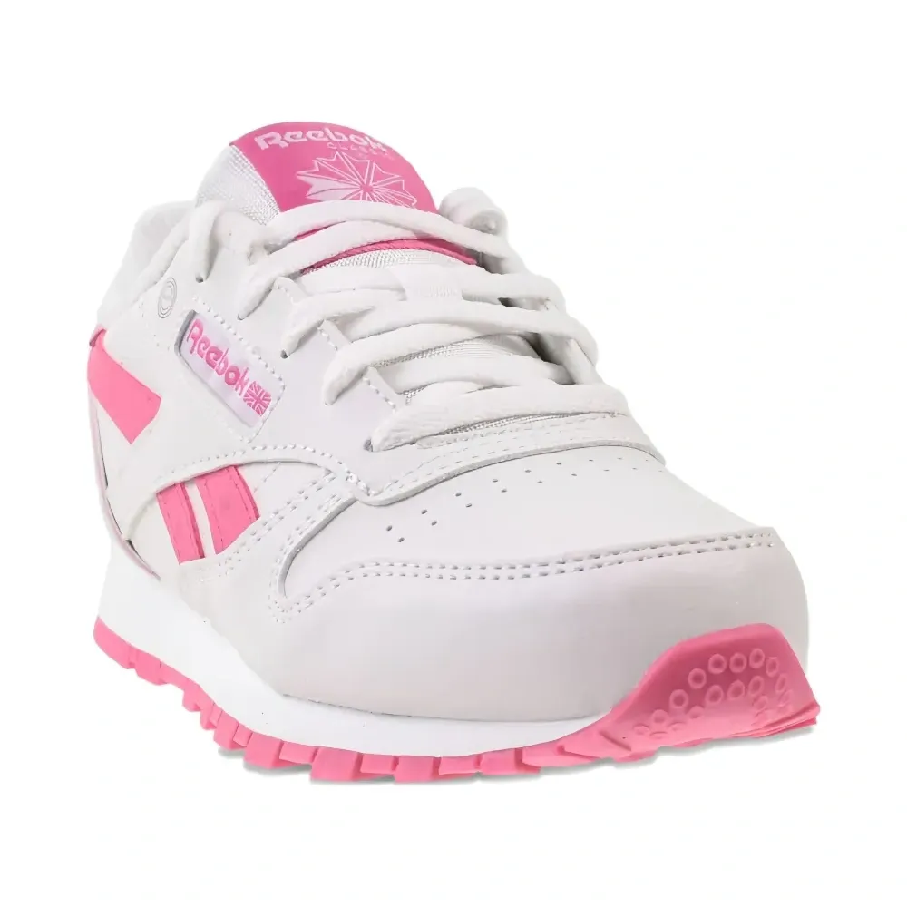 Кроссовки Classic Step Flash "Белый/Розовый"