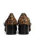 Туфли-лодочки Tieli с леопардовым принтом и украшением, каблук 50 мм Туфли-лодочки Tieli с леопардовым принтом и украшением, каблук 50 мм
