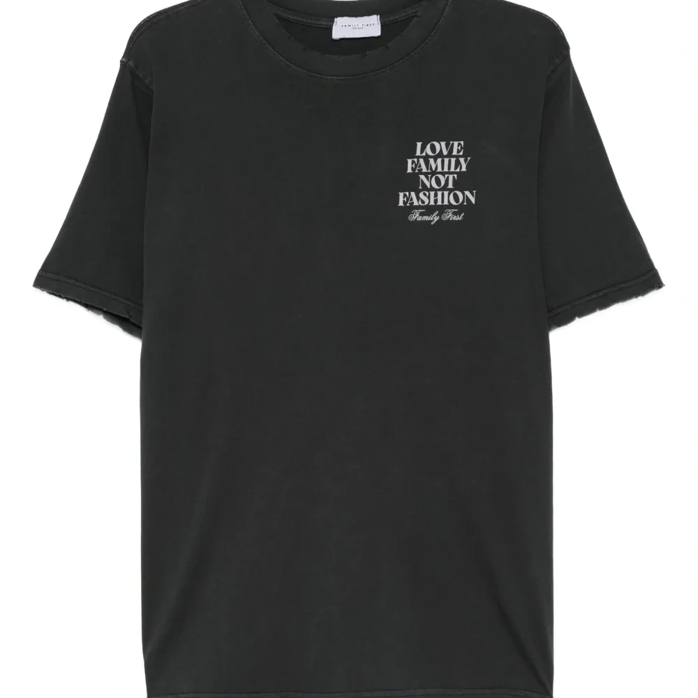 Футболка с принтом-слоганом