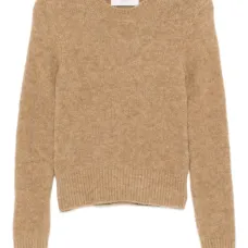 Свитер с круглым вырезом