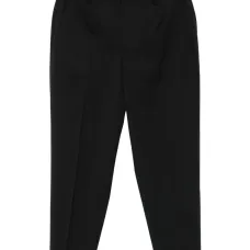 Брюки прямого кроя со складками