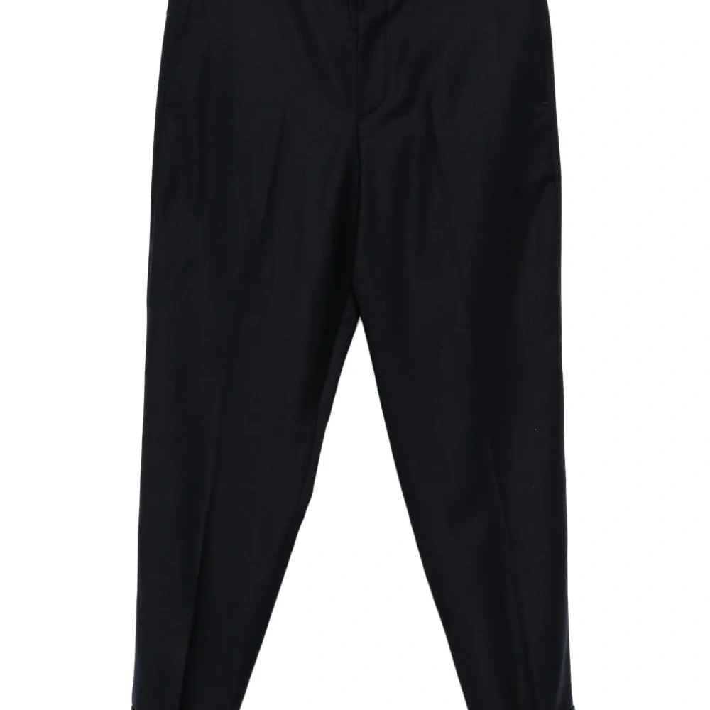 Брюки с подогнутым краем