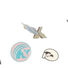 Значки с графическим принтом