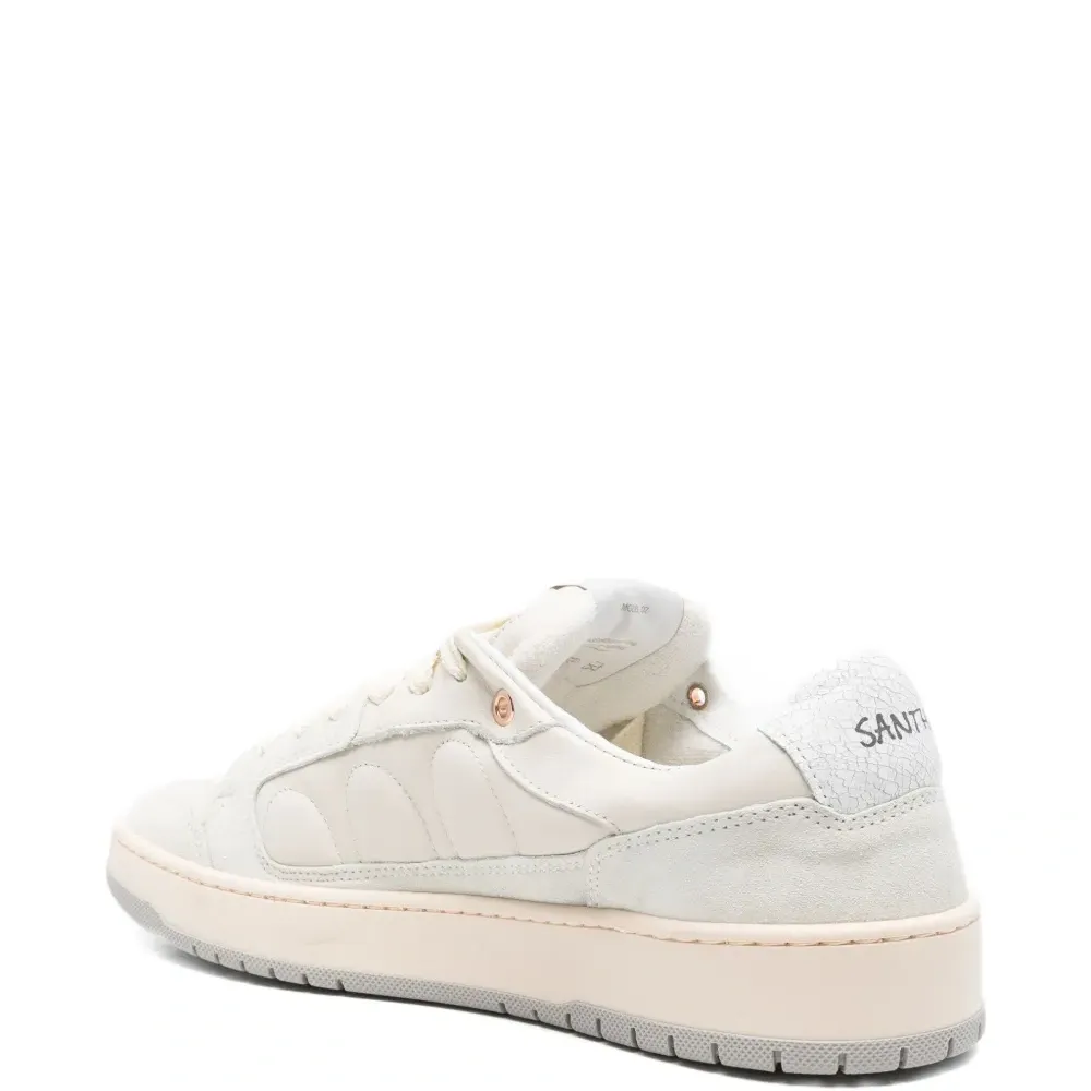 Кожаные кроссовки с наполнителем