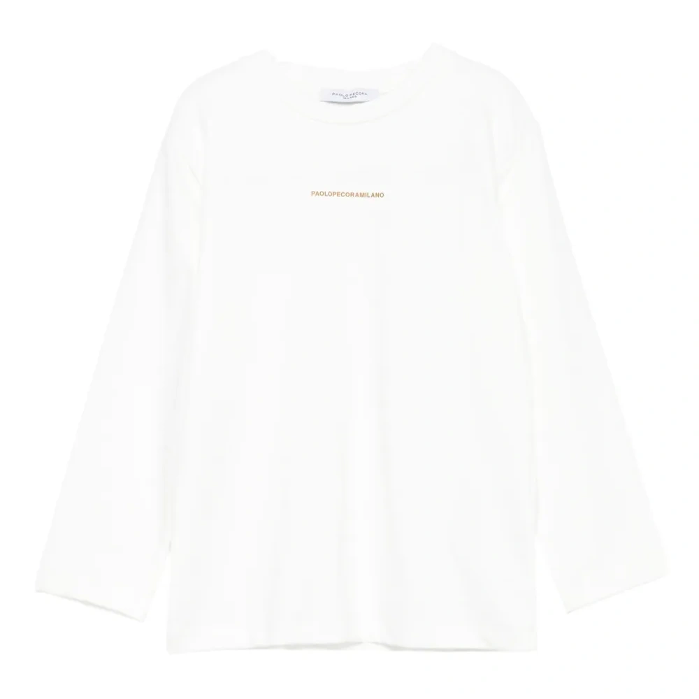 Лонгслив с принтом-логотипом