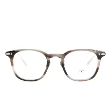 Очки в квадратной оправе с эффектом черепахового панциря