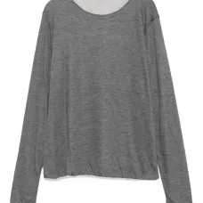 Полосатая футболка с длинными рукавами