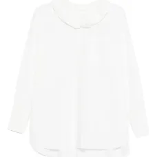 Рубашка с оборчатым воротником