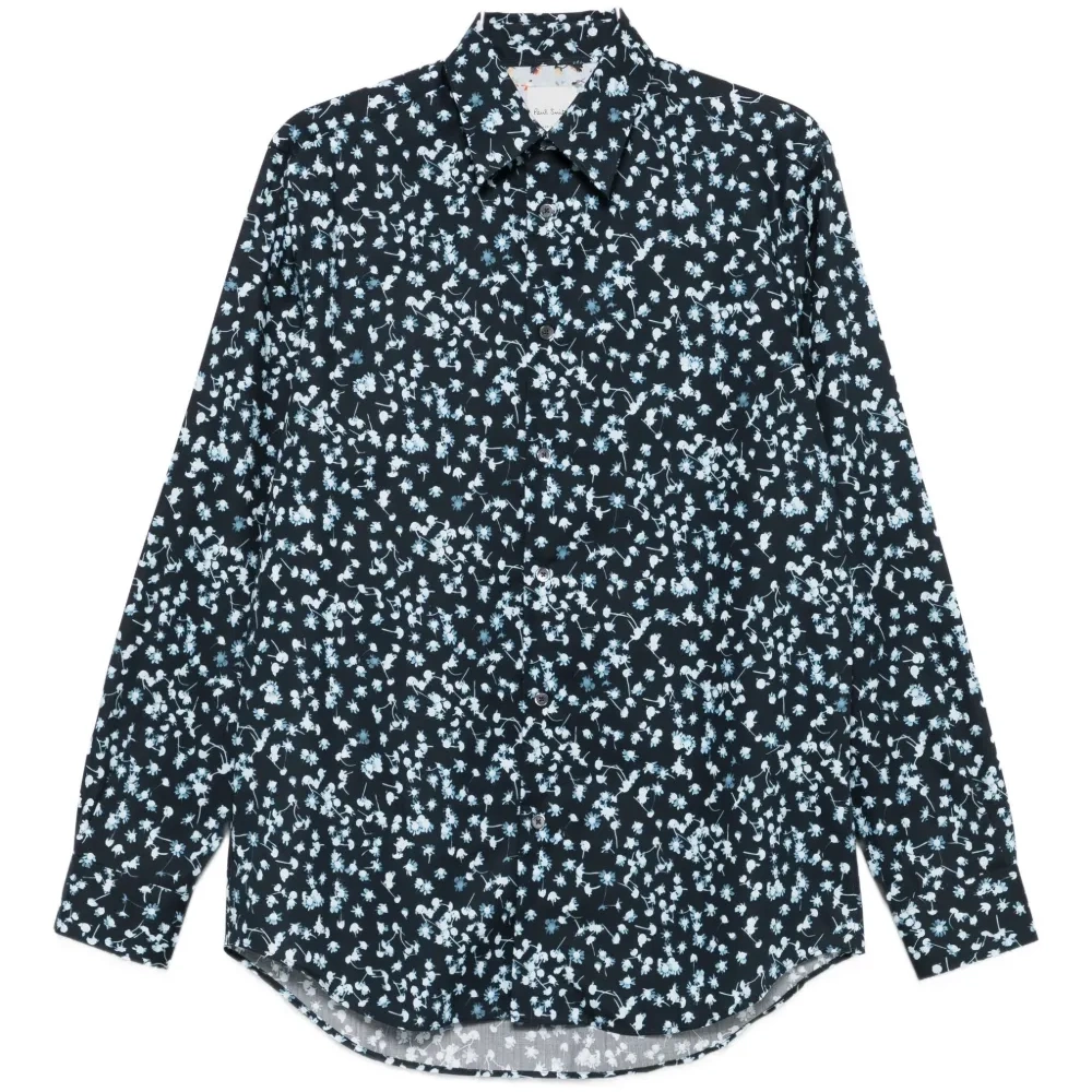 Рубашка с цветочным принтом