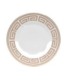 Зарядная тарелка с греческим орнаментом по краю (31 см) Зарядная тарелка с греческим орнаментом по краю (31 см)