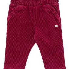 Брюки с накладными карманами из вельвета