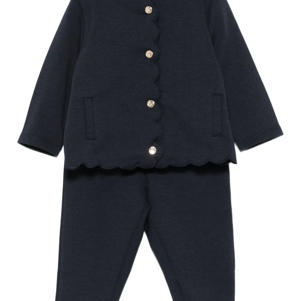 Леггинсы из джерси с фигурной отделкой