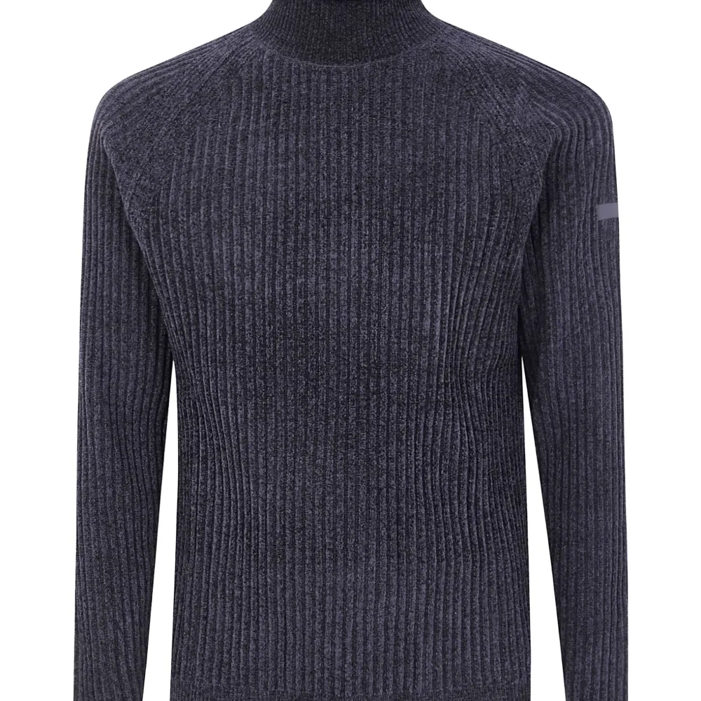 Свитер с воротником-стойкой