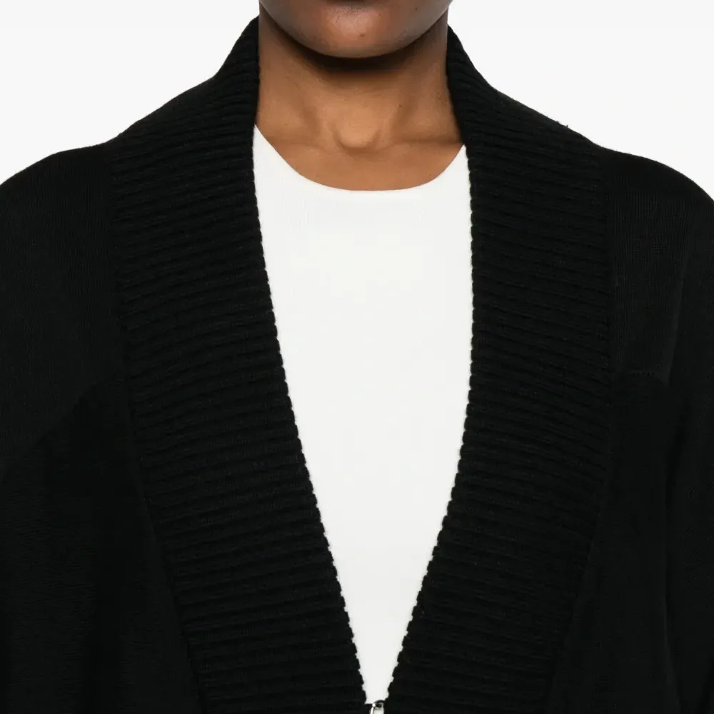 Кардиган в рубчик на пуговицах