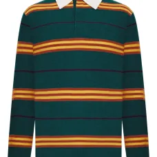 Поло в полоску с длинными рукавами Поло в полоску с длинными рукавами