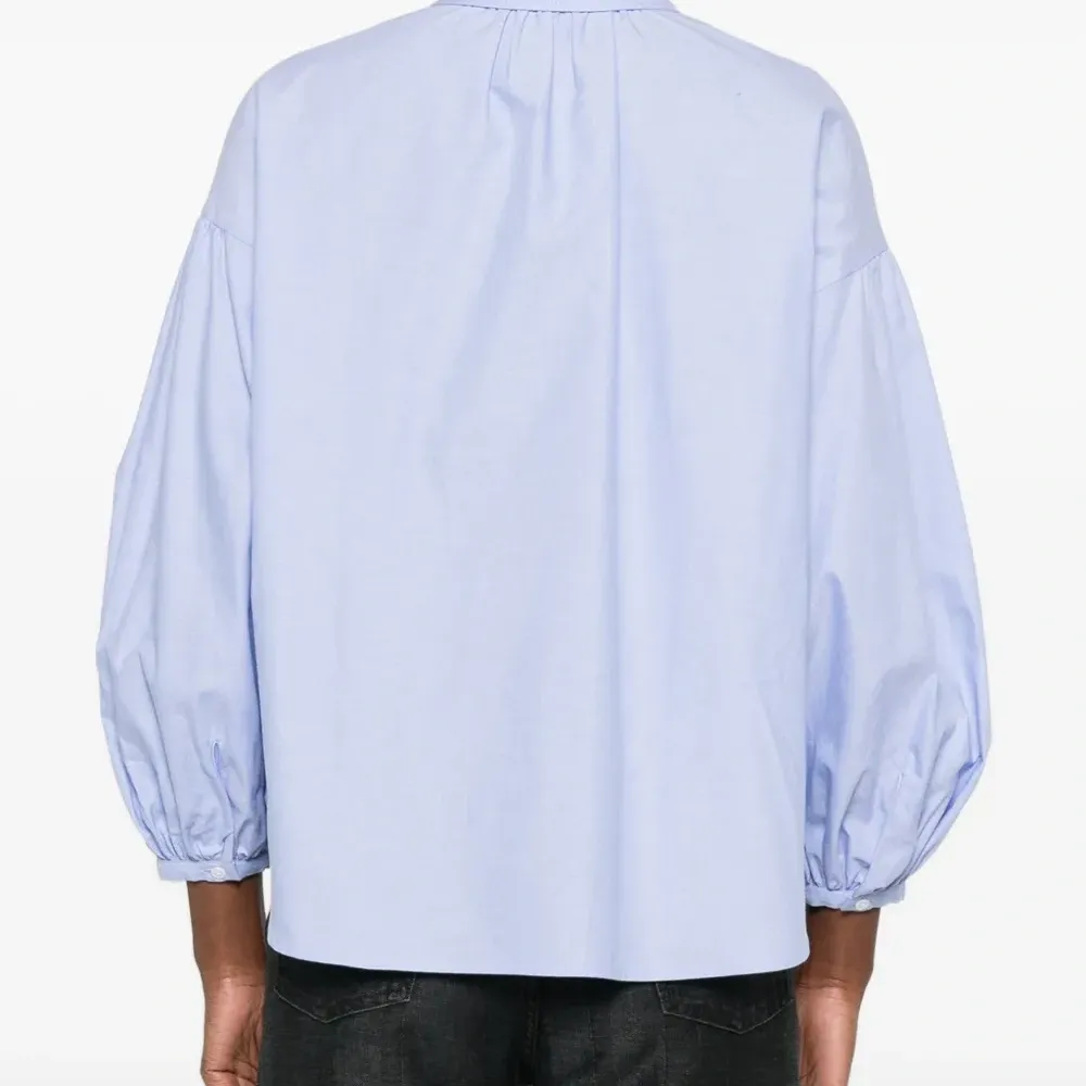 Рубашка с рукавами-баллонами