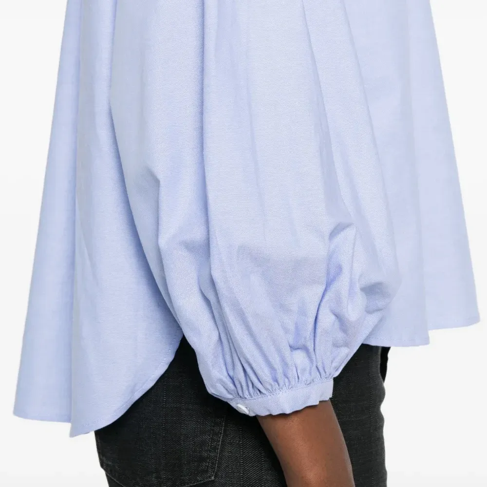 Рубашка с рукавами-баллонами