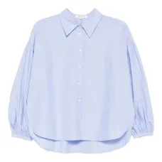 Рубашка с рукавами-баллонами Рубашка с рукавами-баллонами