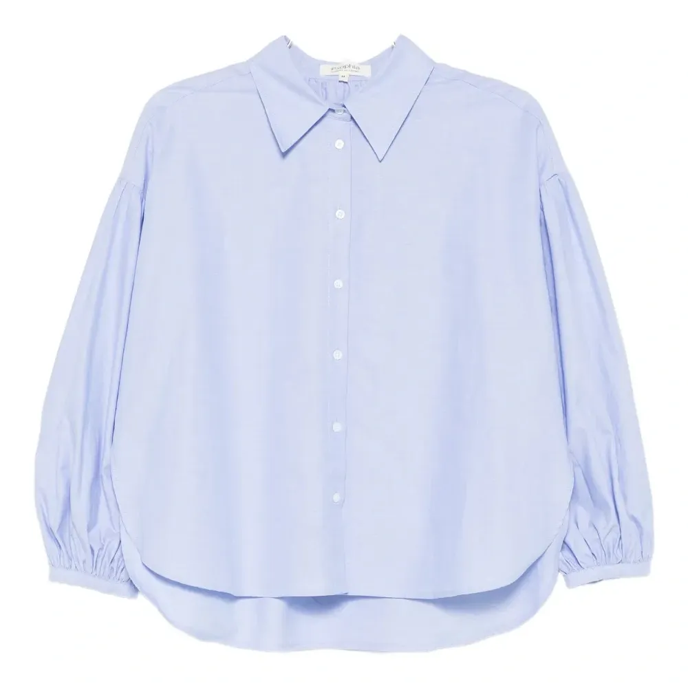 Рубашка с рукавами-баллонами