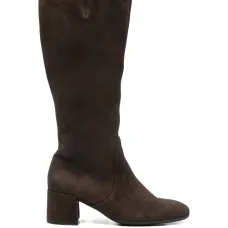 Замшевые ботинки