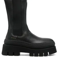 Кожаные ботинки