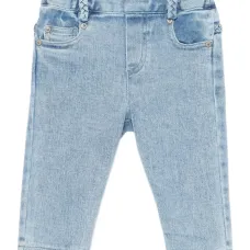 Джинсы с плетёной отделкой Джинсы с плетёной отделкой