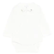 Боди с вышитым воротником