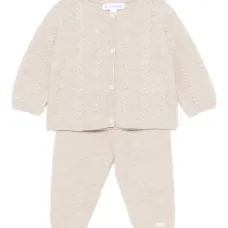 Трикотажные брюки в рубчик (набор из двух)