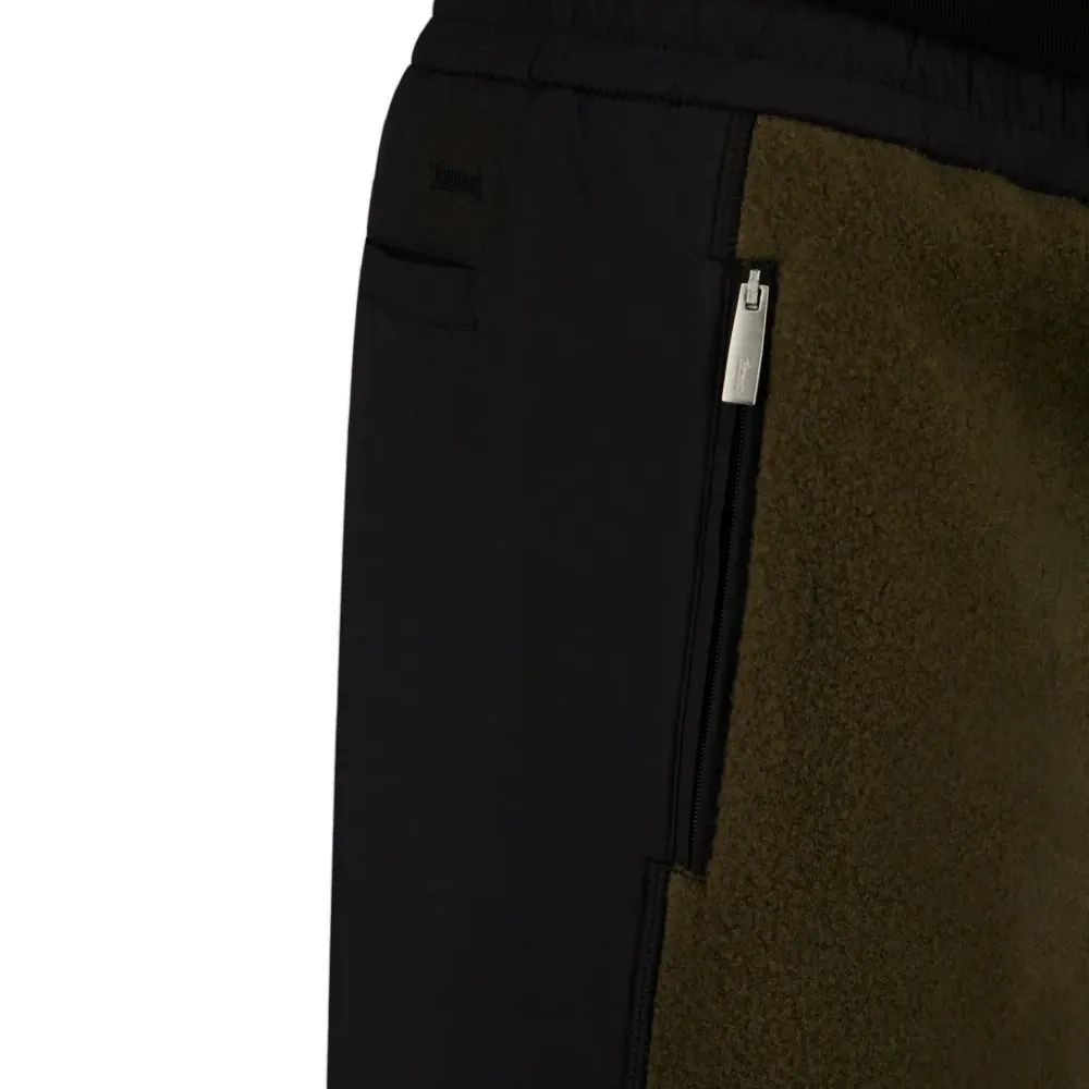 Флисовые спортивные брюки со вставками