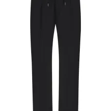 Брюки прямого кроя со складками