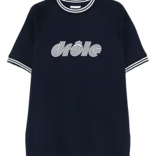 Футболка с рукавами-реглан и полосатой отделкой