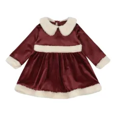 Платье с воротником