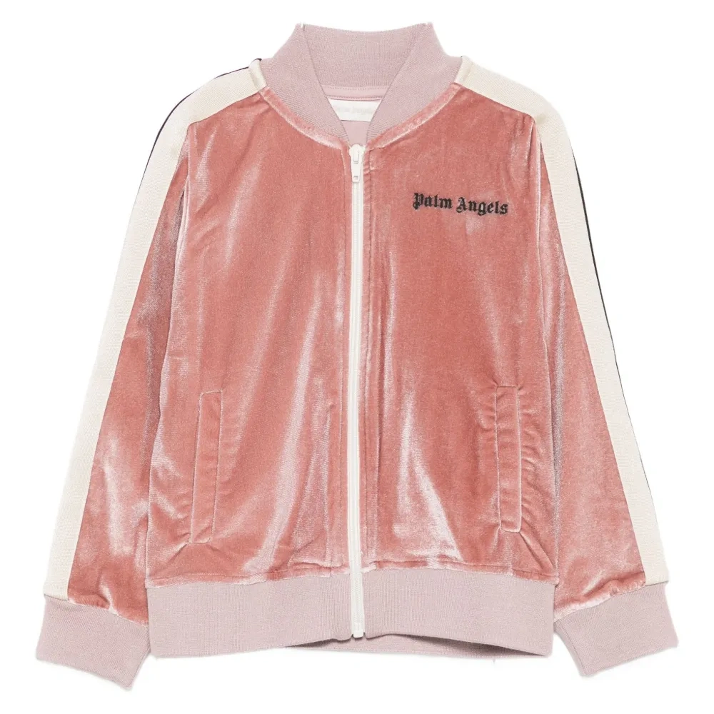 Бархатный жакет с полосатыми деталями