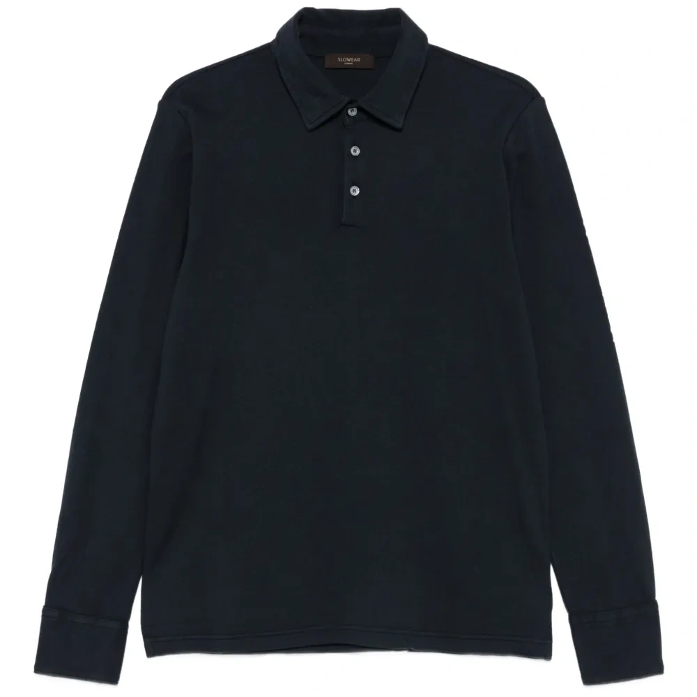 Поло с длинными рукавами