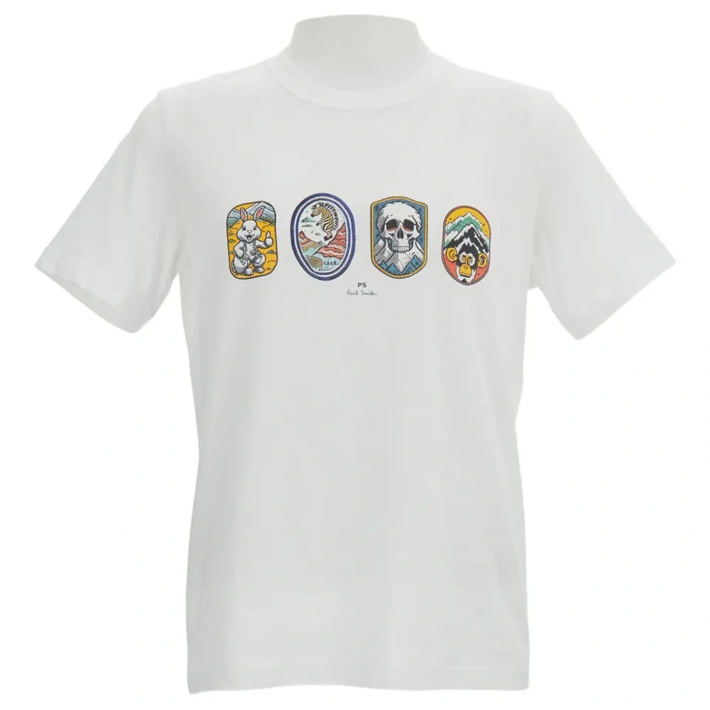 Хлопковая футболка с круглым вырезом