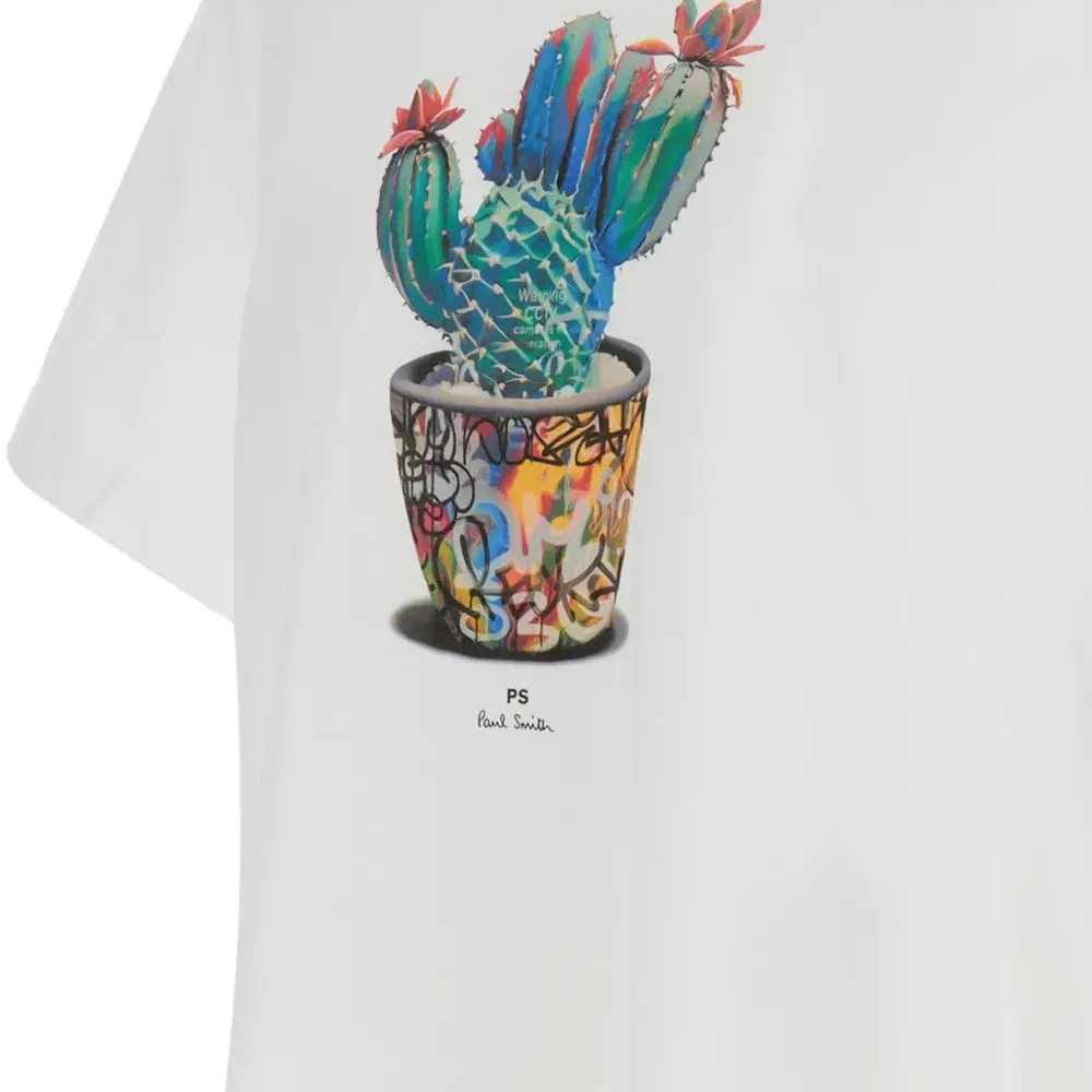 Футболка с кактусом в стиле граффити