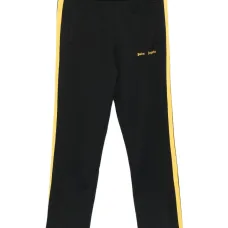 Спортивные брюки с нашивкой-логотипом и боковыми лампасами