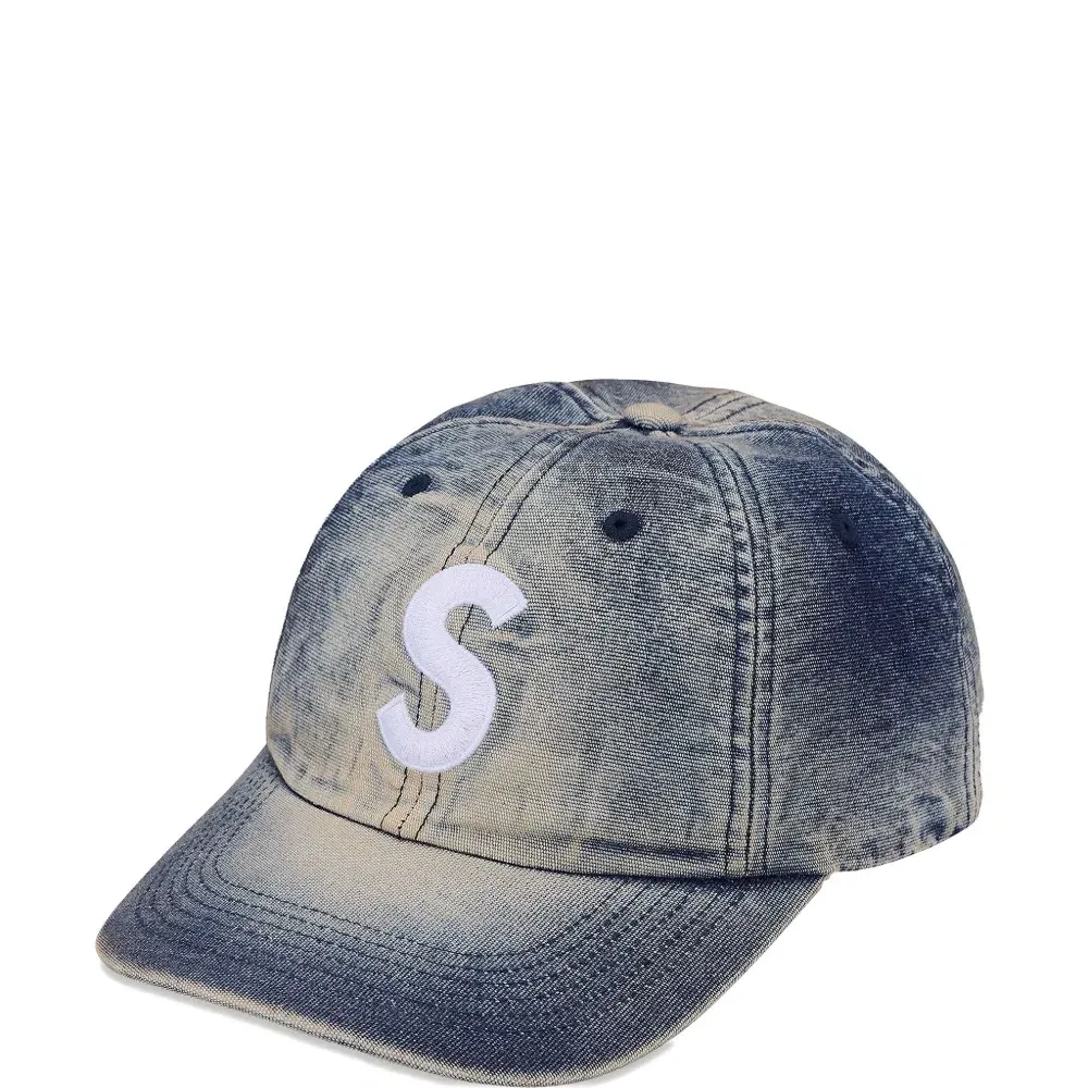 Джинсовая кепка с логотипом из ткани Cordura
