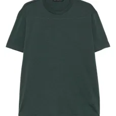 Футболка с круглым вырезом и короткими рукавами