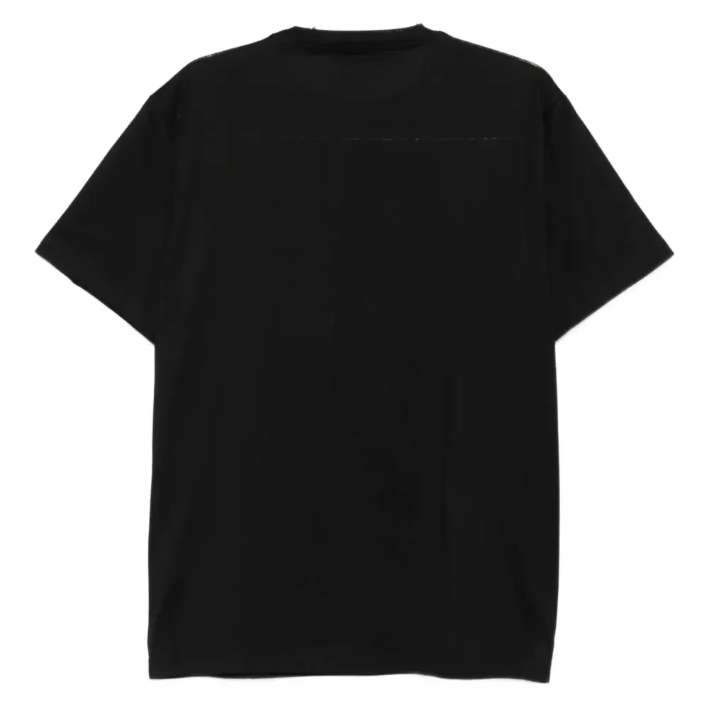 Футболка с круглым вырезом и короткими рукавами